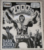 Brian Bolland 2000AD Dredd Prog 225 Cover (1981) Judge Death & Dark Judges!, Comic Art